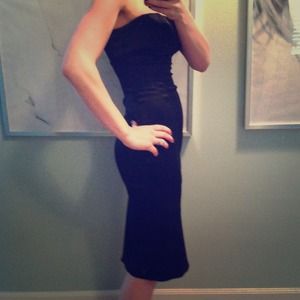 Strapless BeBe LBD. Size XS.