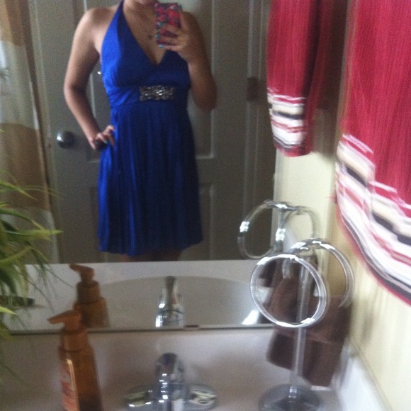 NWT size 0 blue dress