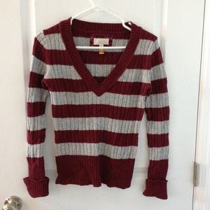 REDUCED! AE striped sweater