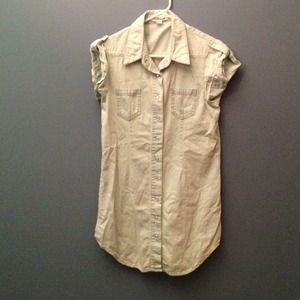 Light denim shirt dress. Size M