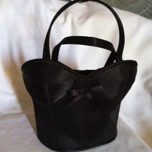 Super Cute Super Rare black corset purse