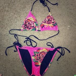 Authentic ed hardy swim suit