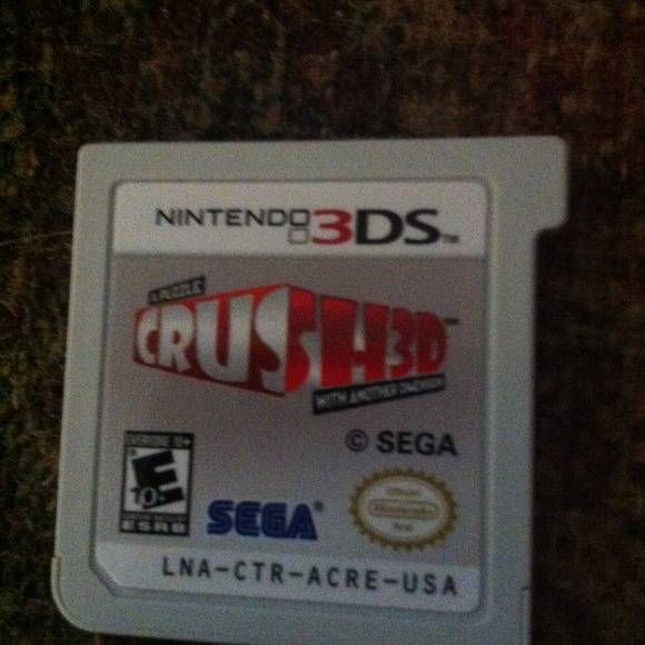 CRUSH3D 3ds game