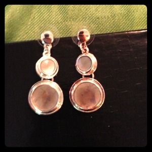 Moon stone earrings