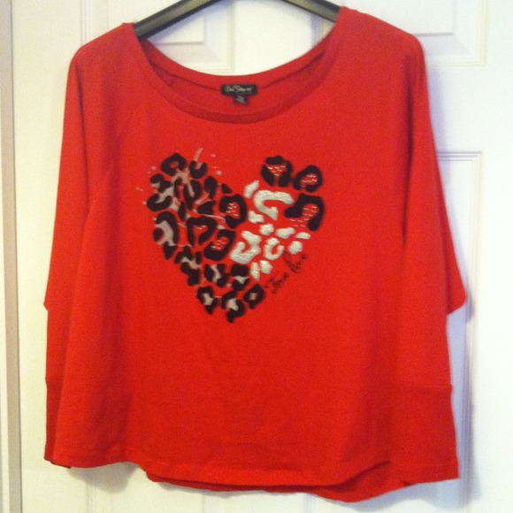 Super Cute Leopard True Love Oversized T