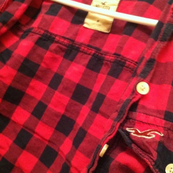 🐢Plaid Hollister Flannel