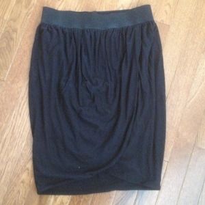 Gap black tulip skirt