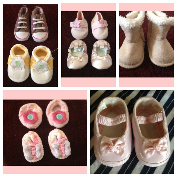 Bundle infant Girl shoes/slippers