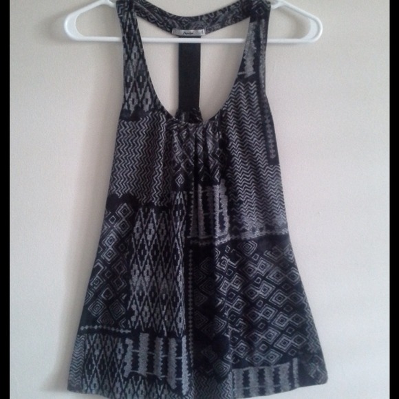 Papaya Tribal Print Tank Top