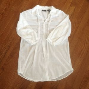 White button-up shirt
