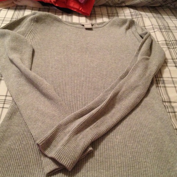 J. Crew grey thermal long sleeve shirt
