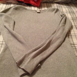 J. Crew grey thermal long sleeve shirt