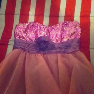 Strapless prom/ homecoming dress