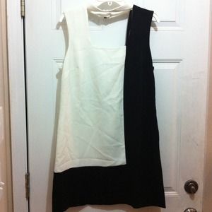 Asos mod black/white dress