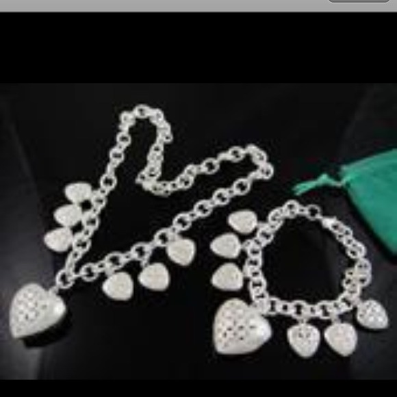 New!!!! Beautiful Silver Plate Necklace/Bracelet