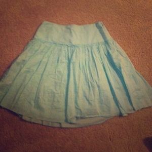 *Traded* gap skirt & bold flower tunic