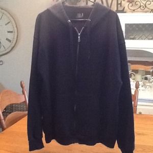 Black Hooded Sweatshirt