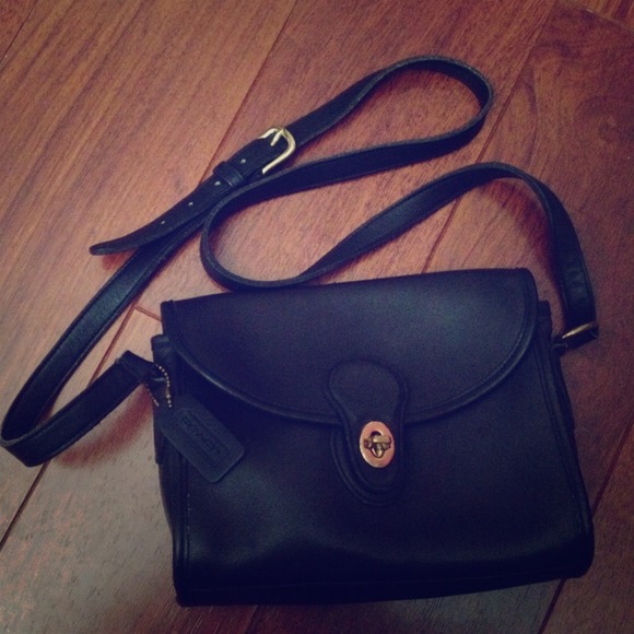 Vintage Leather Coach Bag