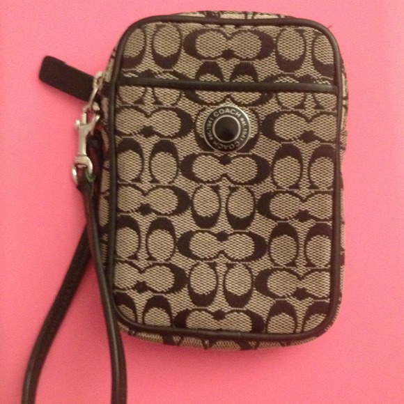 Authentic Coach Wristlet