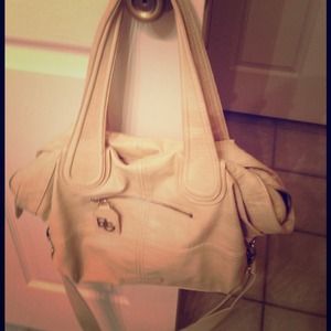 [ REDUCED] BCBG cream bag