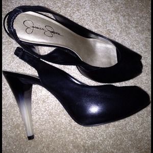 Jessica Simpson peep toe sling backs!