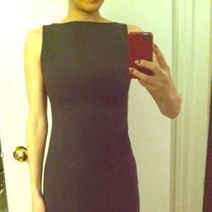 Theory size 4 dark green sleeveless dress