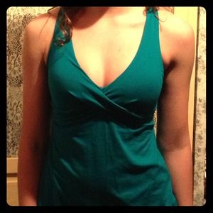 NWOT Teal Victoria Secret built-in top