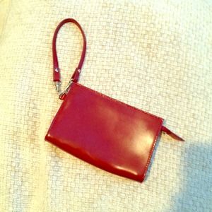 👛Super cute red leather wristlets!👛