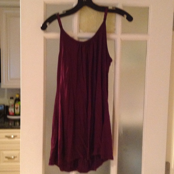 🚫Sold Maroon beaded top - Picture 2 of 4