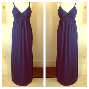 💢Sold by bundle💢Dark blue maxi dress