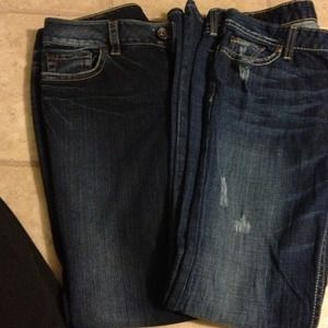*** Bundle ****2 pair jeans ! BKE and Silver jeans