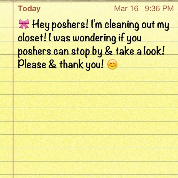 Take a look at my closet!