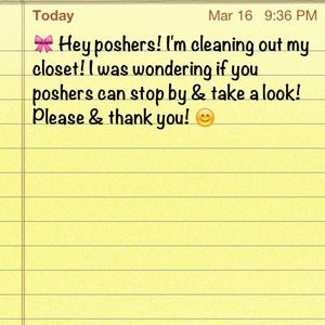 Take a look at my closet!