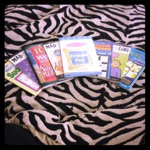 Puzzle books! Great for traveling!