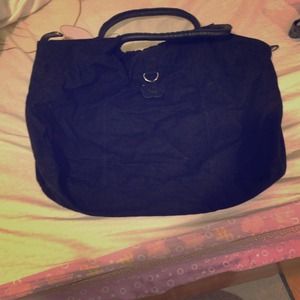 Hobo shoulder black bag purse