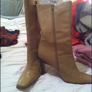 Tan boots