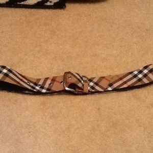 Burberry inspired belt