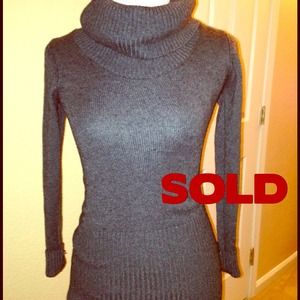 🚫🚫SOLD🚫🚫Knitted Gray Tunic Top