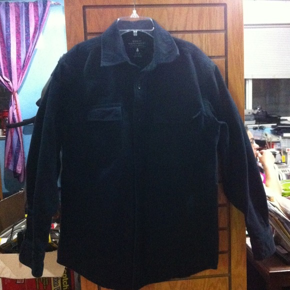 Black long sleeve men's shirt.