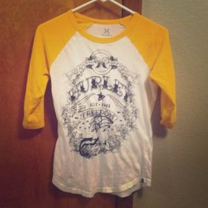 Hurley baseball shirt