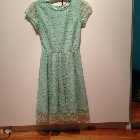 SOLD Mint green Delias Dress - Picture 1 of 4