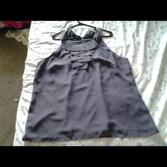 Apt.9 grey flowy sleeveless top