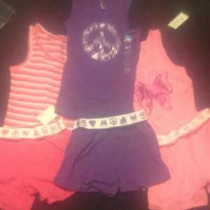 Girls Tank and shorts bundle