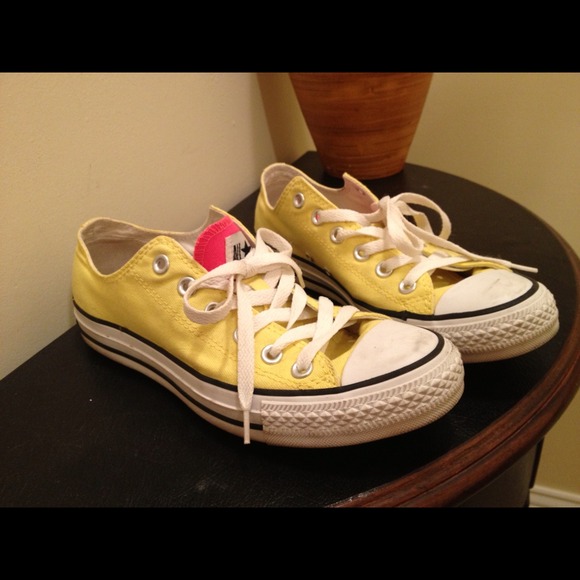 canary yellow converse