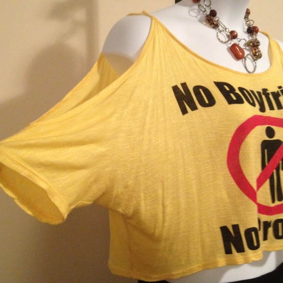 No Boyfriend No Problem shirt - Picture 2 of 3