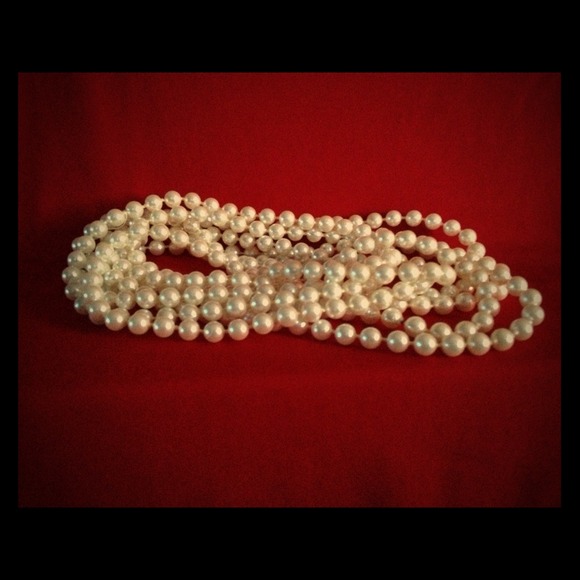 Super long pearl necklace - Picture 1 of 1