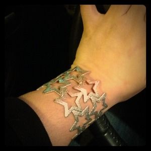 Star cuff bracelet.