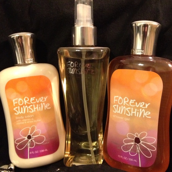 Forever Sunshine - lotion, shower gel, and spray