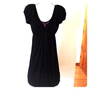 💢SOLD💢Black Cotton Dress