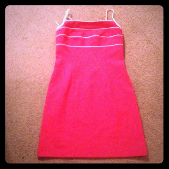 11/12 My Michelle 100% Poly Hot Pink Dress-Spring!